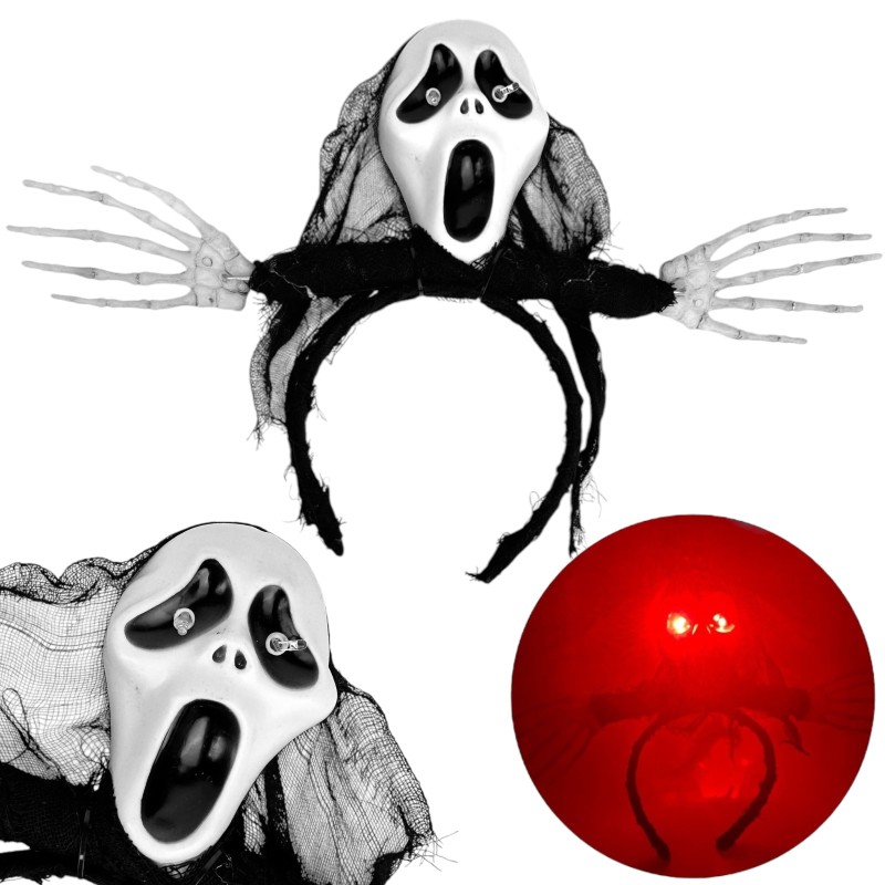 Opaska halloween czaszka