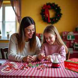 Świąteczny Zestaw Biżuterii DIY Zawieszki Bombki