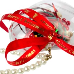 Świąteczny Zestaw Biżuterii DIY Zawieszki Bombki