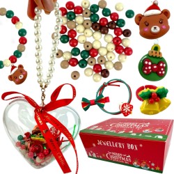Świąteczny Zestaw Biżuterii DIY Zawieszki Bombki