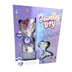 Biżuteria Syrenka - Magiczny Zestaw DIY 48 Elementów