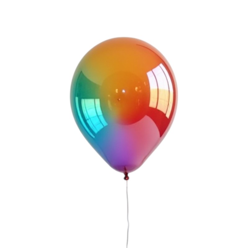 Balony lateksowe transparentne kolorowe 50 szt.