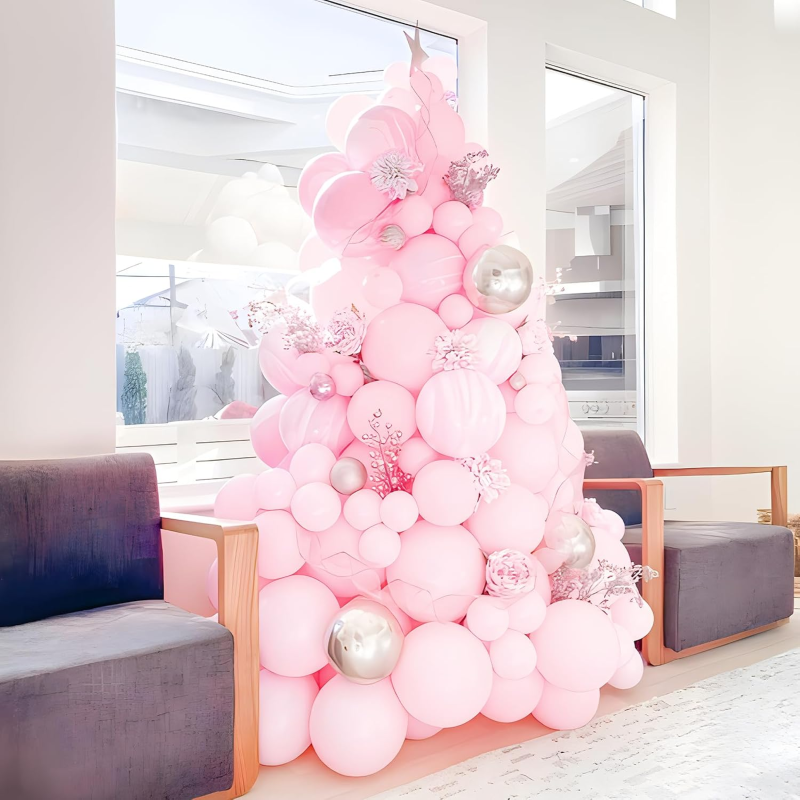 Balony lateksowe Pastelowe Matowe róż fuksja 12" 30cm