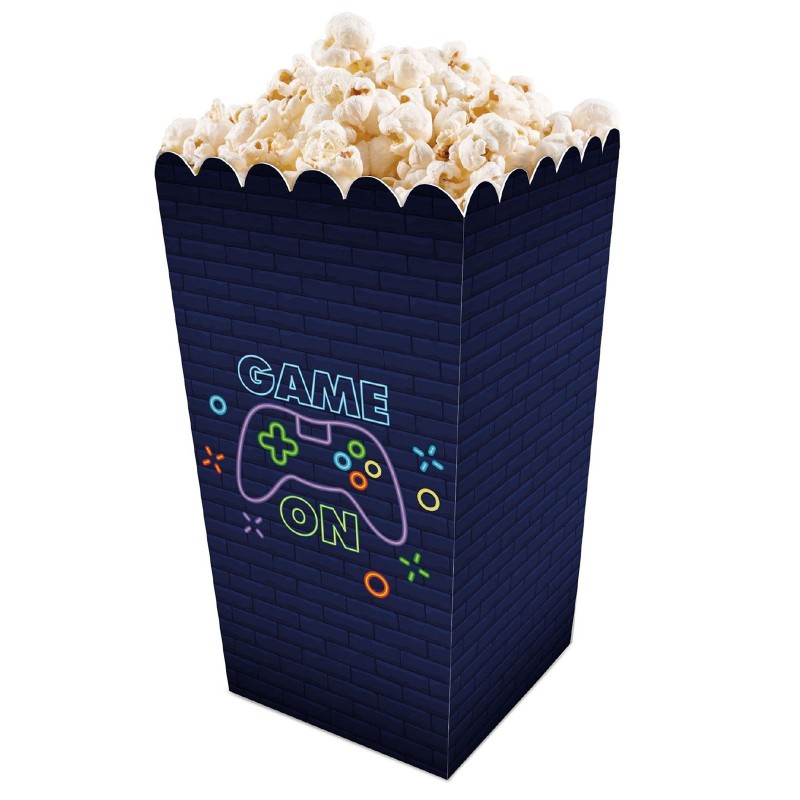 Pudełko na popcorn papierowe GameOn gaming 3szt