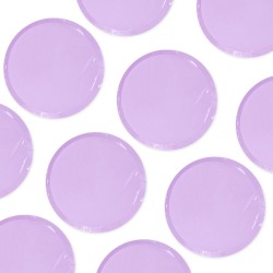 Talerzyki papierowe 18cm Pastelowe Liliowe fioletowe 10szt