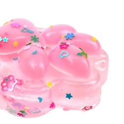 Gniotek Mochi Kocia Łapka Pow cekiny