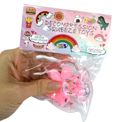 Gniotek Mochi Kocia Łapka Pow cekiny