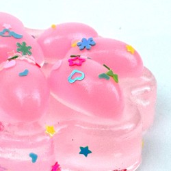 Gniotek Mochi Kocia Łapka Pow cekiny