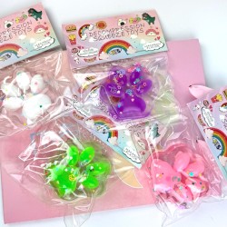 Gniotek Mochi Kocia Łapka Pow cekiny