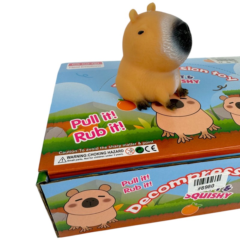 Gniotek Kapibara Soft Squishy 5x9cm