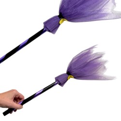 Miotła krótka z tiulem mix