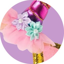 Strój Jednorożec Tęczowa Spódnica Skrzydła Pegaz Opaska