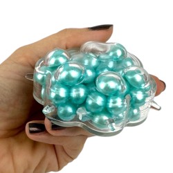 Kocia Łapka z Perełkami Perłowa Taba Squishy Catpaw