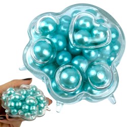 Kocia Łapka z Perełkami Perłowa Taba Squishy Catpaw