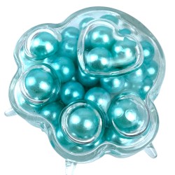 Kocia Łapka z Perełkami Perłowa Taba Squishy Catpaw