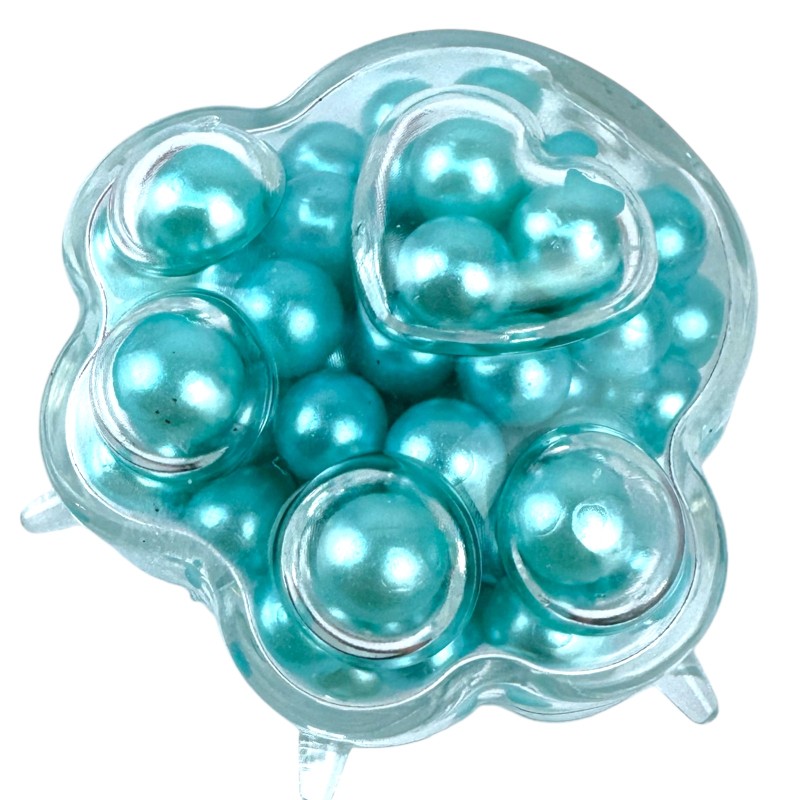 Kocia Łapka z Perełkami Perłowa Taba Squishy Catpaw