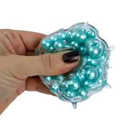 Kocia Łapka z Perełkami Perłowa Taba Squishy Catpaw