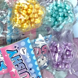 Kocia Łapka z Perełkami Perłowa Taba Squishy Catpaw