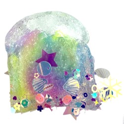 Gniotek Mochi Gofr z cekinami