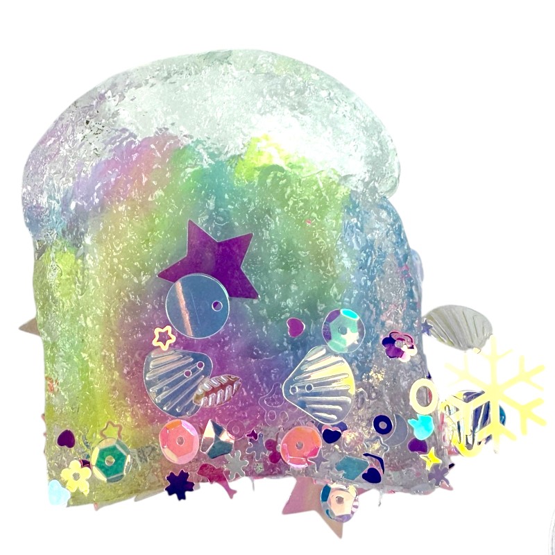 Gniotek Mochi Gofr z cekinami