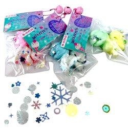 Gniotek Mochi Jednorożec kucyk z cekinami