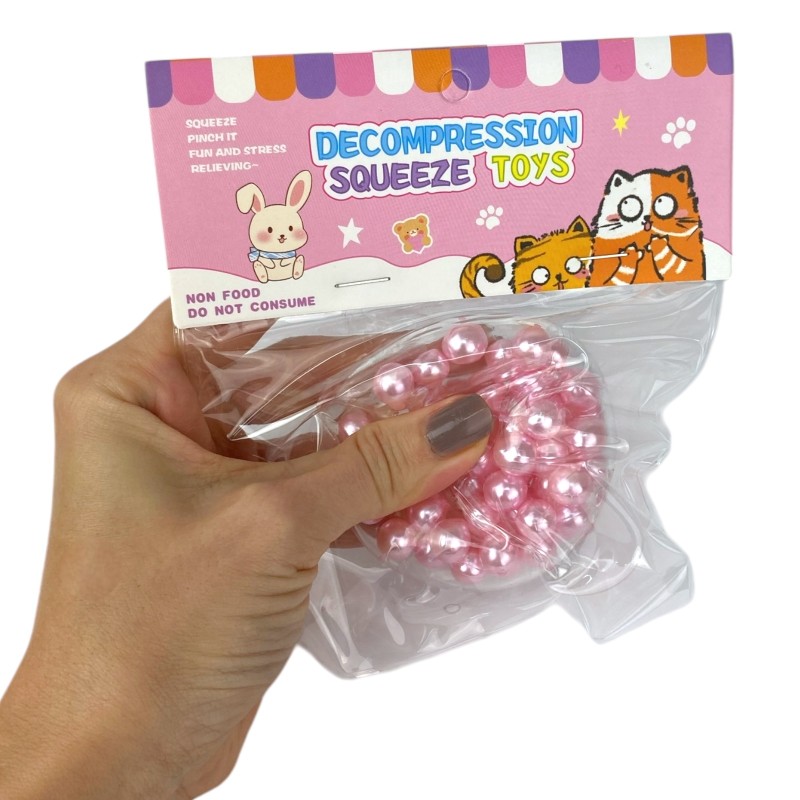 Gniotek kulka z perełkami