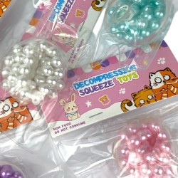 Gniotek kulka z perełkami