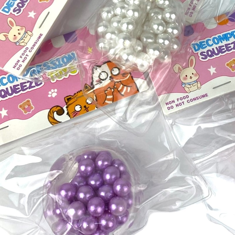 Gniotek kulka z perełkami