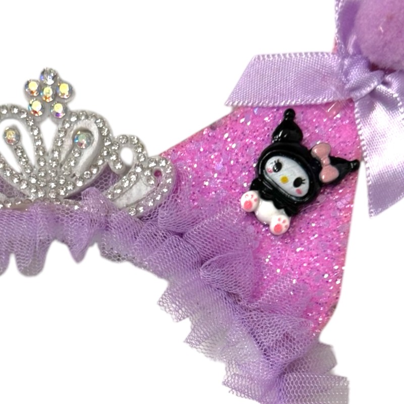 Opaska z uszami Kawaii Kuromi LED