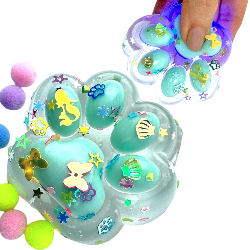 Gniotek Kocia łapka Cat Pow Taba Squishy z LED