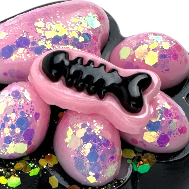 Gniotek Kocia Łapka Galaxy Taba Squishy cekiny