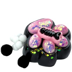 Gniotek Kocia Łapka Galaxy Taba Squishy cekiny