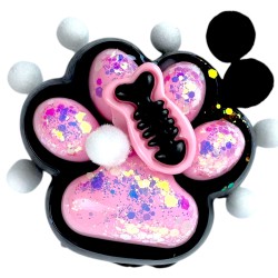 Gniotek Kocia Łapka Galaxy Taba Squishy cekiny