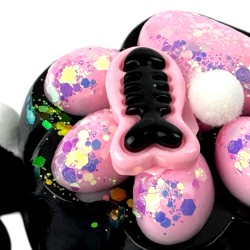 Gniotek Kocia Łapka Galaxy Taba Squishy cekiny