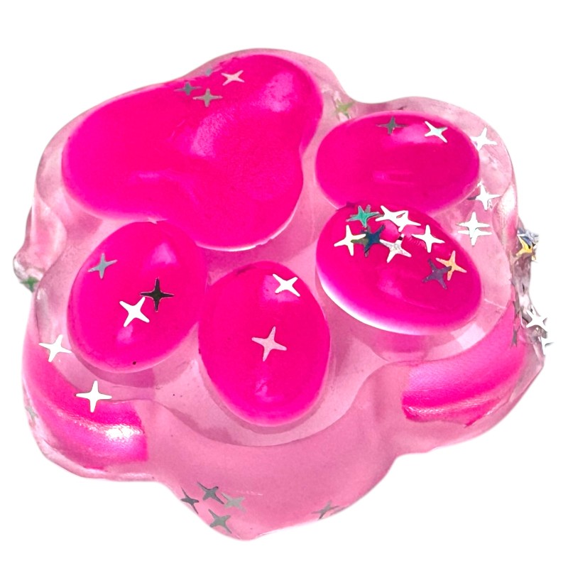 Gniotek Mochi Kocia Łapka Pow cekiny