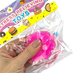 Gniotek Mochi Kocia Łapka Pow cekiny