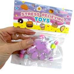 Gniotek Mochi Kocia Łapka Pow cekiny