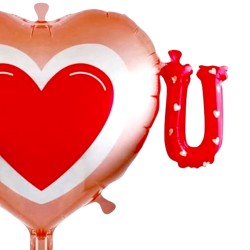 Balon foliowy Serce I Love You 45 cm