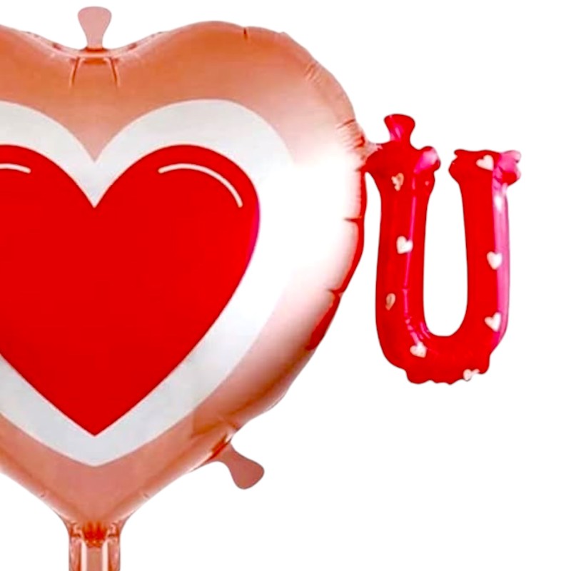 Balon foliowy Serce I Love You 45 cm