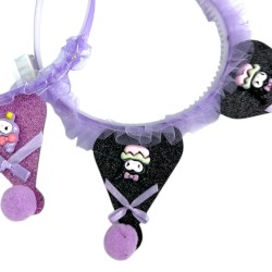 Strój Zestaw Kuromi Spódniczka Tutu Opaska Peruka