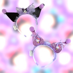 Strój Zestaw Kuromi Spódniczka Tutu Opaska Peruka