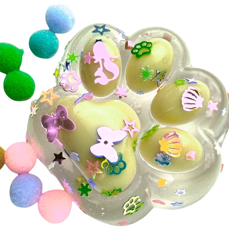 Gniotek Kocia łapka Cat Pow Taba Squishy z LED