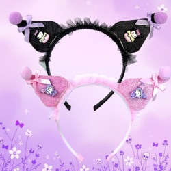 Opaska LED Kuromi Anime Cosplay