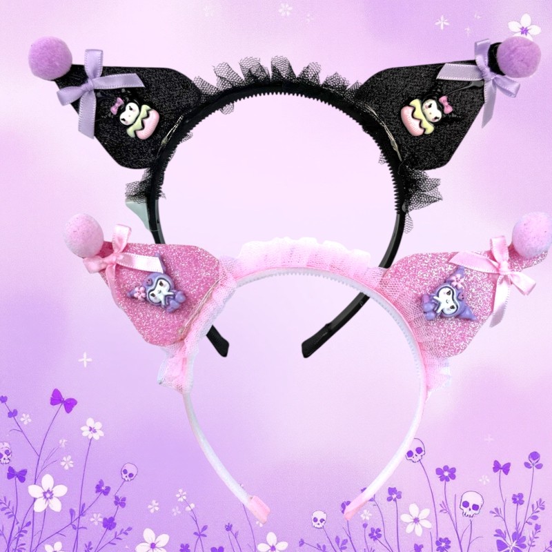 Opaska LED Kuromi Anime Cosplay