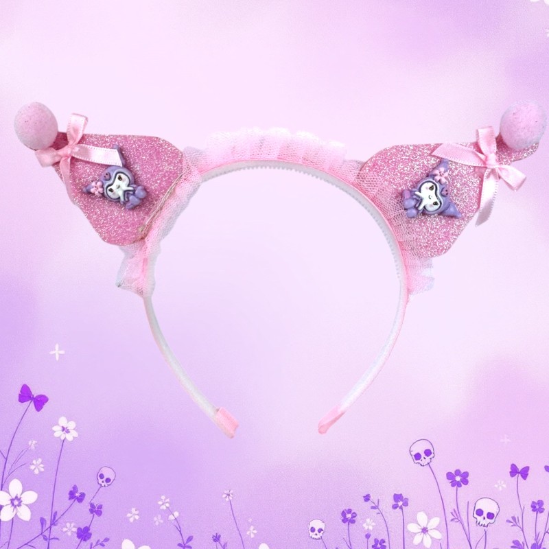 Opaska LED Kuromi Anime Cosplay