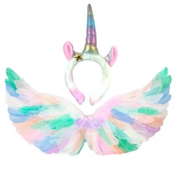 Strój Jednorożec Opaska Skrzydełka