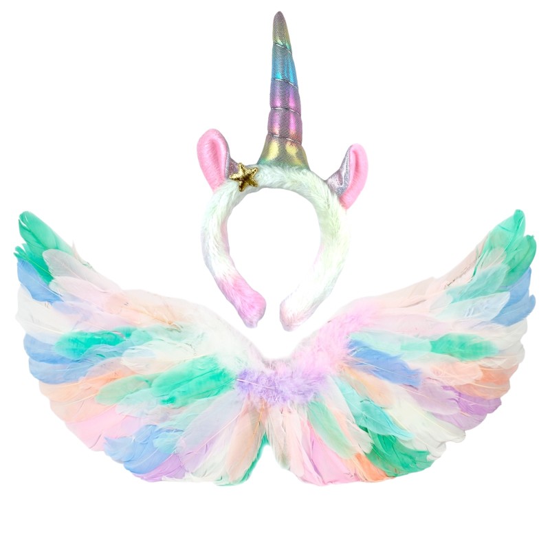 Strój Jednorożec Opaska Skrzydełka