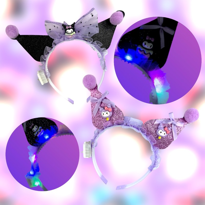 Zestaw Kostium Strój Sanrio Kuromi Cosplay tutu Skrzydła