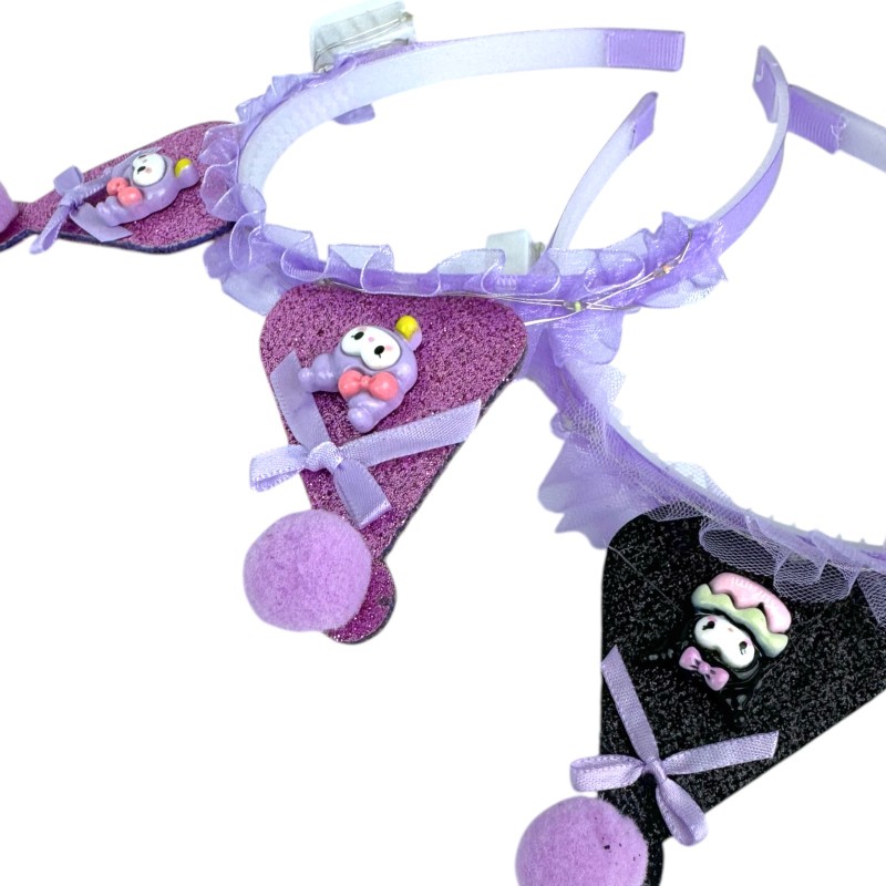 Zestaw Kostium Strój Sanrio Kuromi Cosplay tutu Skrzydła