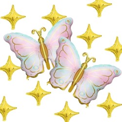 Duży Balon foliowy Motyl Boho 79cm